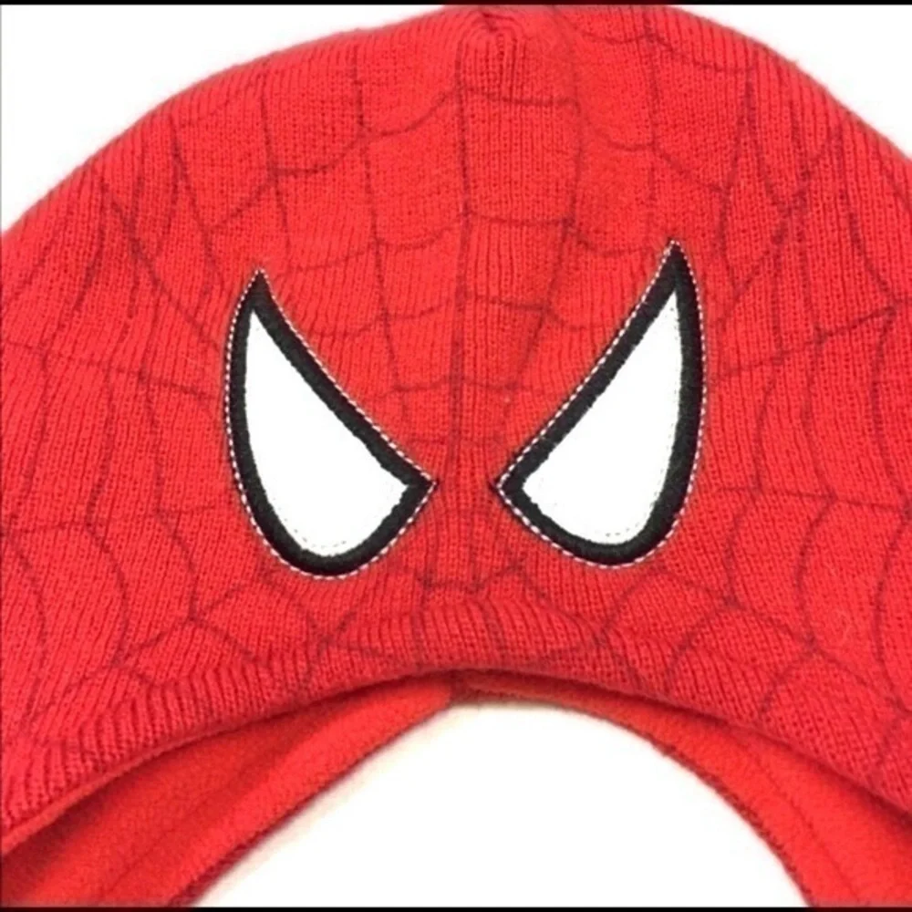 Disney Spider-Man Boys Beanie Solid Red One Size